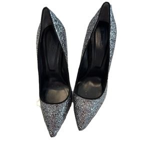 Rachel Roy Shoes - Womens Pewter Glitter Gardner Pumps Heels - Size 7.5